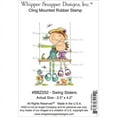 thumbnail image 2 of Whipper Snapper Cling Stamp 4"X6"-Swing Sisters, Pk 1, Whipper Snapper Designs, 2 of 2