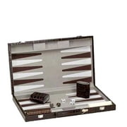 EXQUISITE ALLURE UNVEILING THE 18" DELUXE ALLIGATOR TEXTURE BACKGAMMON SET FOR ELEVATED PLAY | PREMIUM CLASSIC GAME SET | HIGH-QUALITY MATERIALS TIMELESS ELEGANCE