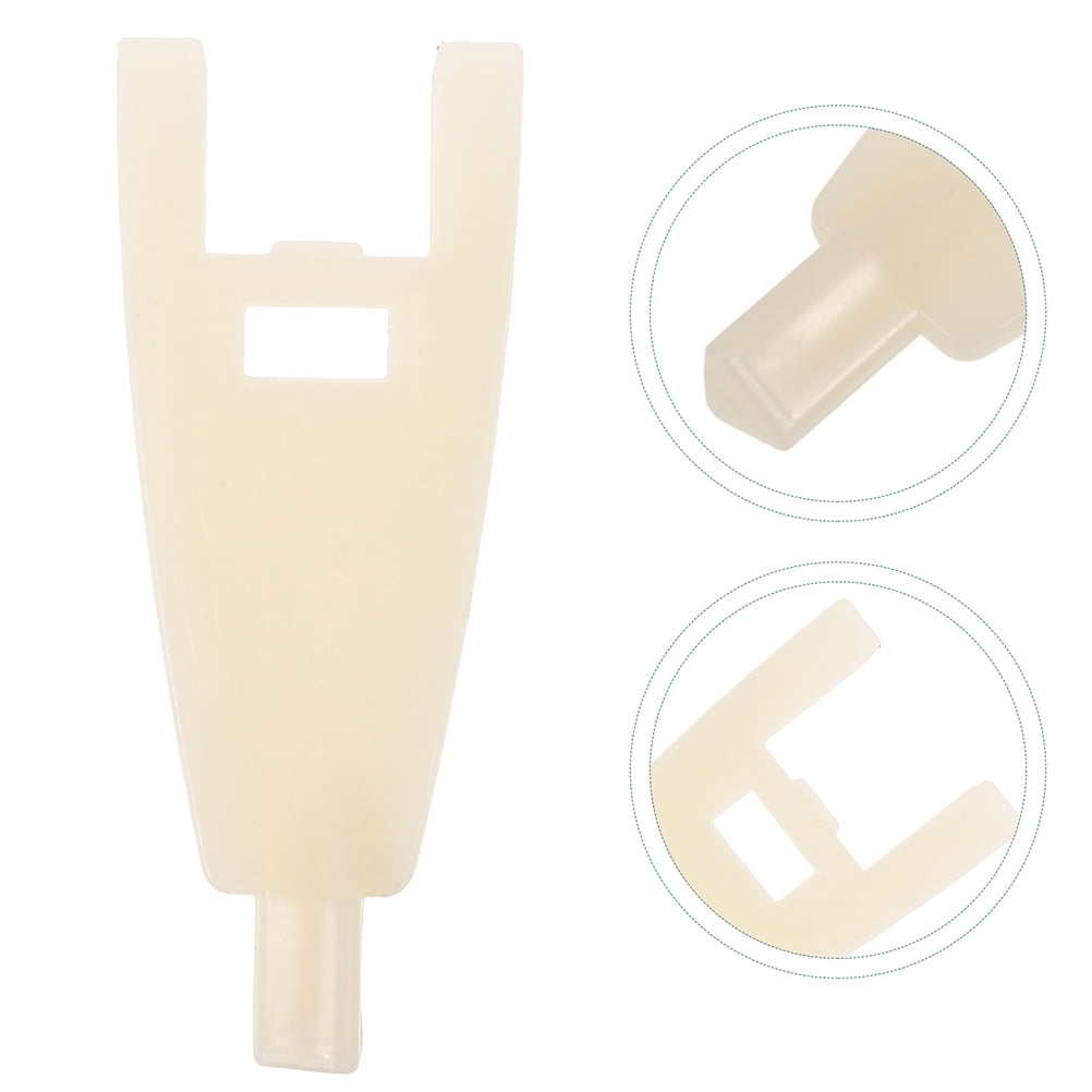 SKISUNO 2Pcs Metal Paper Towel Key Versatile Use White Plastic for