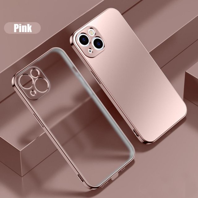 Cubierta De Teléfono De Tpu Suave Compatible Con Iphone 13 Cubierta De Teléfono De Glaseado Galvanizada Cubierta Protectora De Teléfono De Lente Completa Advancent EL016809-04