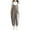 Gray, variant on Staron Summer Jumpsuits for Women Casual Square Neck Sleeveless Cotton Romper Solid Color Ankle-Length Vacation Beach Party, Wine XXL