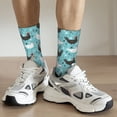 thumbnail image 5 of Goofa Lovely Roosters Printed Men's Crew Socks, Soft Durable Breathable Moisture-Wicking with Odor Control Cotton socks, 5 of 9
