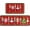 Red, variant on Nutcrackers Merry Christmas Kitchen Rugs Set of 2, Red Nutcracker Christmas Decor, Merry Xmas Rug Winter Mats, Xmas Decorations for Home, Low-Profile Kitchen Floor Mat (Red, 17"x47"+17"x30")