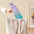 thumbnail image 4 of Portable 2 Liter Water Bottle With Handle For Gym And Travel - Large Motivational Time Marker Water Jug, Leak Proof, Gradient Matte Plastic Cup, 4 of 6