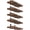 Black 10Pack, variant on Shelf Brackets 12 Inch, Strong Heavy Duty Floating Shelf Brackets Pack of 10, Industrial Metal Iron Matte Black Shelving Brackets 1/5 Inch Thick Brackets for Shelves 10 PCS