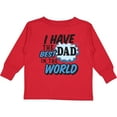 thumbnail image 3 of Inktastic I Have the Best Dad in the World Boys Long Sleeve Toddler T-Shirt, 3 of 5
