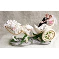 thumbnail image 2 of Wedding Couple In A Horse Drawn Carriage Figurine, 2 of 2