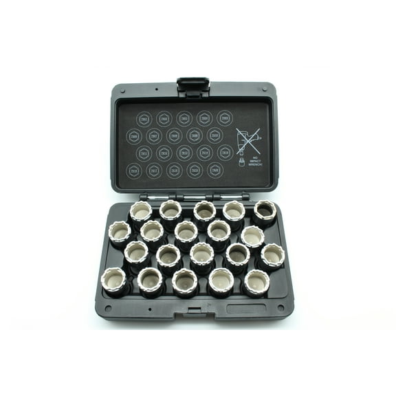 TMAX 20pc Anti-Theft Wheel Lug Nut Removal Socket Key for Volvo Set A