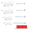 thumbnail image 5 of 9PCS Outdoor Cushion Covers for Outdoor Furniture, Patio Furniture Covers with Zipper, Water-Resistant Outdoor Patio Cushion Covers Replacement, Covers Only, 5 of 6