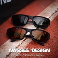 thumbnail image 2 of Gafas deportivas polarizadas AWGSEE con protección UV400 para hombre, 2 of 7