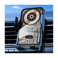 thumbnail image 2 of Cargador inalámbrico para coche con sujeción automática, soporte para ventilación, carga rápida de 15 W, soporte universal para iOS 14/13/12 (plata), 2 of 8