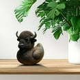 thumbnail image 7 of Cattle Duck - Funny Animal Duck Figurine Whimsical Animal Ducks Statue Collectible Dashboard Duck for Home Office Desktop Car Dashboard Decoration, 7 of 7