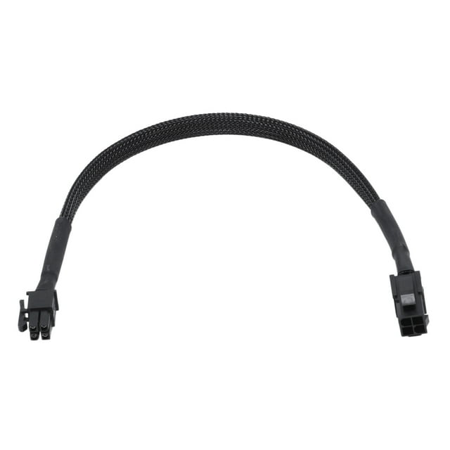 Câble d'Extension d'Alimentation ATX 4 Broches P4 Mâle vers ATX P4 Femelle Noir