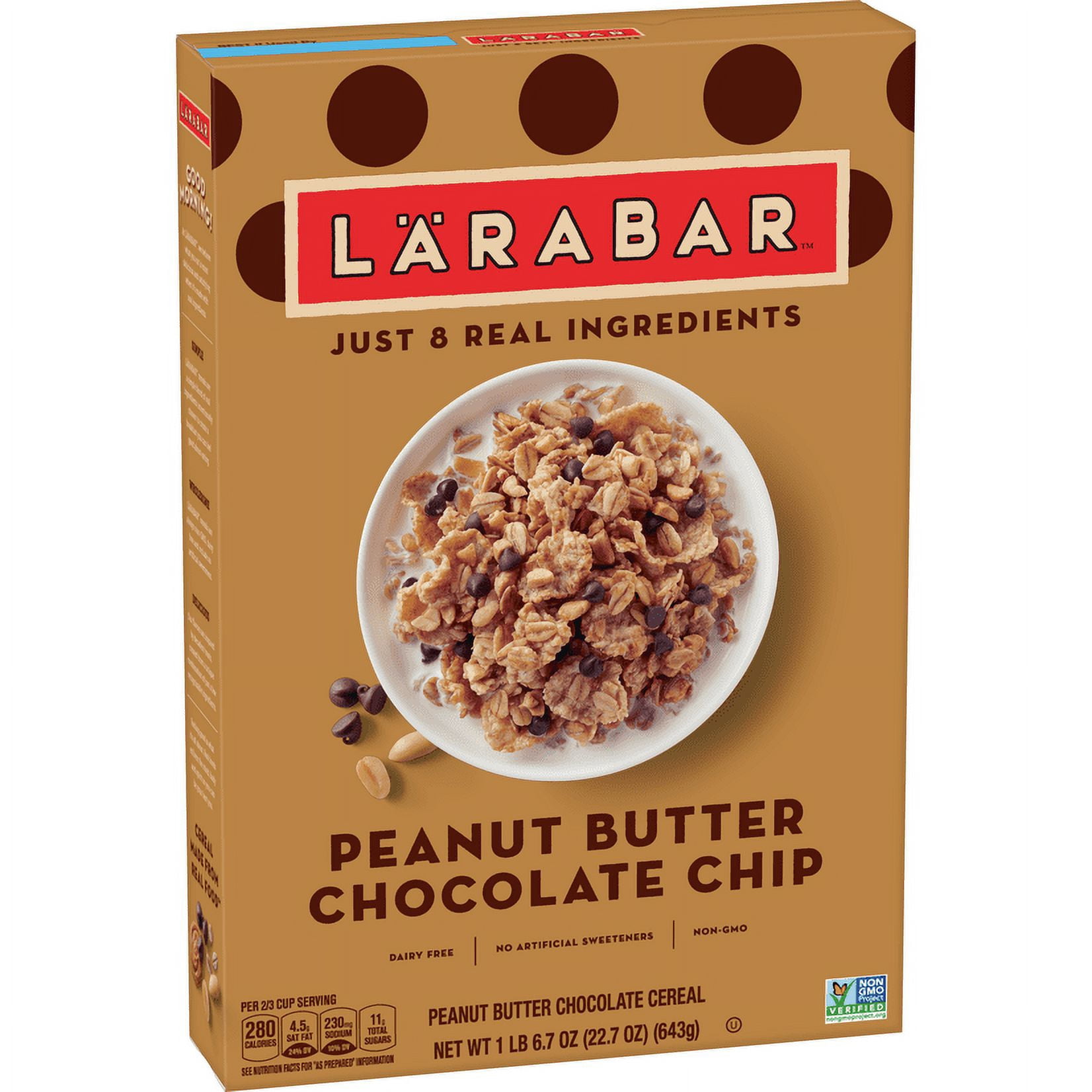 Larabar Breakfast Cereal, Peanut Butter Chocolate Chip, 22.7 oz
