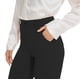 thumbnail image 2 of Pantalones de yoga VIMPEP de pierna recta con bolsillos, cintura alta, negros, 2XL, 2 of 6