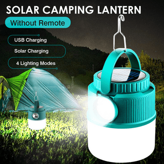 Solar Powered Camping Lights 1600lm Tent Light Rechargeable LED Camping Lantern - Hokolite 2 Pack (Save