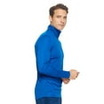 thumbnail image 2 of Expert Brand Men's Drimax Dri Fit Athletic Quarter Zipper Training Jacket, Royal Blue, Large, 2 of 5