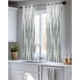 thumbnail image 5 of Sage Green Grey Vintage Sheer Curtains 54 Inch Length 2 Panels Set for Living Room/Bedroom, Retro Abstract Art Kitchen Curtains Grommet Semi-Sheer Curtains Drapes Voile Window Treatments 42"x54"x2, 5 of 7