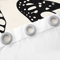 thumbnail image 5 of YST Butterfly Curtains&nbsp;&&nbsp;Drapes,Animal Goth Moth Blackout&nbsp;Curtains for Kids Boys Girls Women,Retro White and Black Window&nbsp;Curtains,Butterflies Window&nbsp;Treatments, 5 of 6