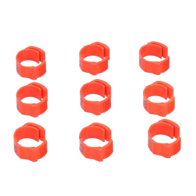 Poultry Leg Bands, 100PCS/Bag Poultry Leg Bands Clip-On Foot Rings With 01-100 Numbers For Chicken Duck Goose Foot Rings