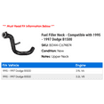thumbnail image 2 of Fuel Filler Neck - Compatible with 1995 - 1997 Dodge B1500 1996, 2 of 2