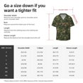 thumbnail image 5 of Kdxio Men's Hawaiian Shirt for Men Short Sleeve Shirt Green Camouflage Skull Summer Casual Holiday Beach Button Down T-Shirts, 5 of 5