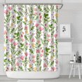 thumbnail image 2 of Waterproof Pioneer Shower Curtain 72x84 Inch Polyester Unique Cute Floral Shower Curtain for Bathroom Hotel Home Decor with 12 Plastic Hooks, 2 of 5