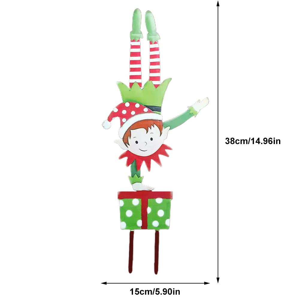 Piquet De Jardin Décoratif – Elfe Arbre En Acrylique 2D – Décoration Extérieure Résistante – Pour Massifs, Pots, Clôtures – Thème Féerique Et Nature