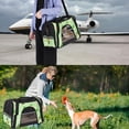 thumbnail image 7 of St. Patrick's Day Fabric 900D Oxford Cloth Pet Carrier Bag with Sherpa Base and Nylon Webbing,Dog Travel Carrier for Small to Medium Dogs, 7 of 7