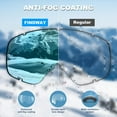 thumbnail image 4 of Findway Ski Goggles, 100% UV Protection OTG Snow Goggles for Men, Women & Youth, 4 of 6