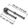 thumbnail image 4 of Quick Release Swivel Tilt Adjustable Bipod for Rifle Hunting Camera, 6-9 Inch Tripod Stand, Black, 4 of 5