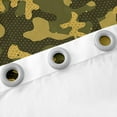 thumbnail image 5 of Camouflage Blackout Curtains,Yellow Army Green Camo Curtains & Drapes,Desert Military Themed Window Curtains,Marble Texture Window Treatments Retro Vintage Style Decor, 5 of 6