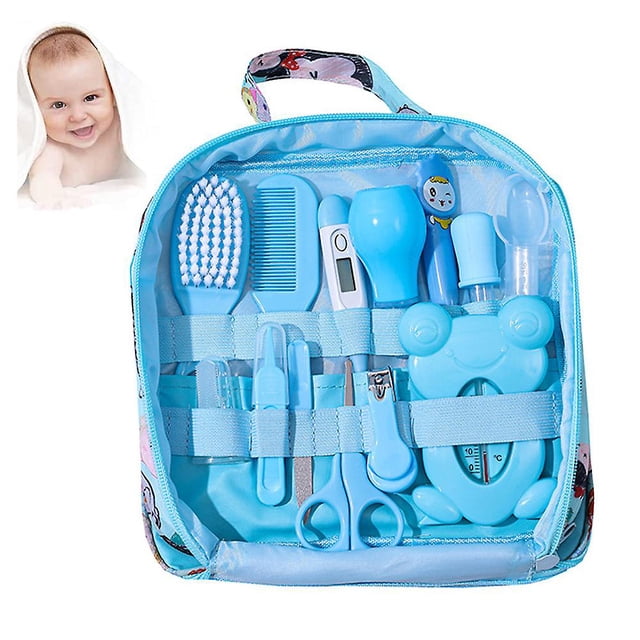 Kit de cuidado del bebé 13pcs / Set Set de aseo para recién nacidos Accesorios esenciales para el cuidado de la salud para viajar Uso en el hogar oso de fresa Electrónica
