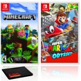 thumbnail image 1 of Minecraft + Super Mario Odyssey - Ensemble de Deux Jeux - Nintendo Switch, 1 of 6