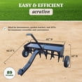 thumbnail image 4 of Yard Tuff Steel Plug Aerator Universal Hitch, 40 Inch Wide Working Width, 4 of 12