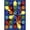Multi/Nylon, variant on Joy Carpets 2100D-01 7 ft. 8 in. x 10 ft. 9 in. Colorific Children Area Rug  Multi Color