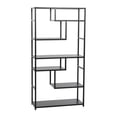 thumbnail image 7 of Household Essentials 6 Tier 65'' Tall Etagere Bookcase, Black Oak, 7 of 7