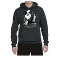 thumbnail image 2 of If It's Not a Border Collie It's Just a Dog Gift | Mens Dog Lover Hooded Sweatshirt Graphic Hoodie, Heather Black, 3XL, 2 of 3