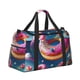 thumbnail image 2 of Fotbe Starry Sky Colorful Donut Bolsa de Viaje con Estampado, Bolsa de Fin de Semana para Mujer con Compartimento para Zapatos, Bolsa de Gimnasio con Bolsillo Húmedo, 2 of 7