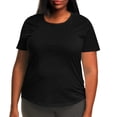 thumbnail image 1 of T-shirt à Manches Courtes à Col Rond pour Femmes Grande Taille, 1 of 7