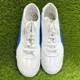 thumbnail image 5 of PU & MA Roma '68 Vintage Mens Size 12 White Blue Athletic Leather Shoes Sneakers, 5 of 6
