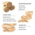 thumbnail image 3 of Hair Bundles LadrXadr #613 Blonde Body Wave, 35 cm, 3 x 100 g, 3 of 7