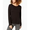 thumbnail image 2 of Ideology Womens Cutout Back Long Sleeve T-Shirt, 2 of 2