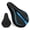 Lycra Gel-BLUE, variant on BUCKLOS RC100 Comfortable Bike Seat Cushion for Men Women Wide Bicycle Saddle Soft Memory Foam Padded Replacement Seats Fit for Peloton, Exercise Bikes, Ebike,Cruiser