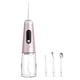 thumbnail image 1 of Diente inalámbrico Irrigador giratorio Pantalla digital 350 ml Flosser de agua Portátil Dientes de viaje Limpieza Herramienta de limpieza Suministros de lavado de rosa Inevent CE001382-02B, 1 of 7