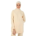 thumbnail image 3 of Beige - Crew neck - Tracksuit Set - Refka, 3 of 6