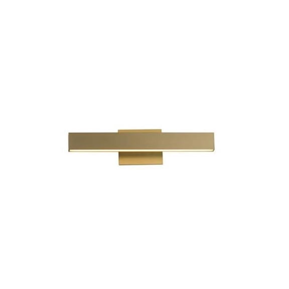 ET2 E42661-SBR 4.75 x 18 in. Alumilux Sideline Bathroom Vanity, Satin Brass