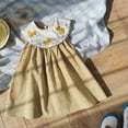 thumbnail image 5 of Hiijoy Toddler Girls Duck Embroidery Plaid Dress Sleeveless Summer Casual Dress, Sizes 1-8, 5 of 5