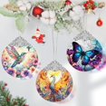 thumbnail image 5 of Phoenix Stained Glass Ornament, Christmas Ornaments, Christmas Tree Decorations, Phoenix Christmas Decor, Phoenix Ornaments for Christmas Tree, Holiday Presents, Gift Exchange Ideas, 5 of 6