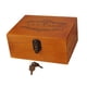 thumbnail image 5 of Caja de madera para recuerdos, caja para baratijas, con cerradura, multiusos, diseño antiguo con llaves 25x195x117cm, 5 of 9